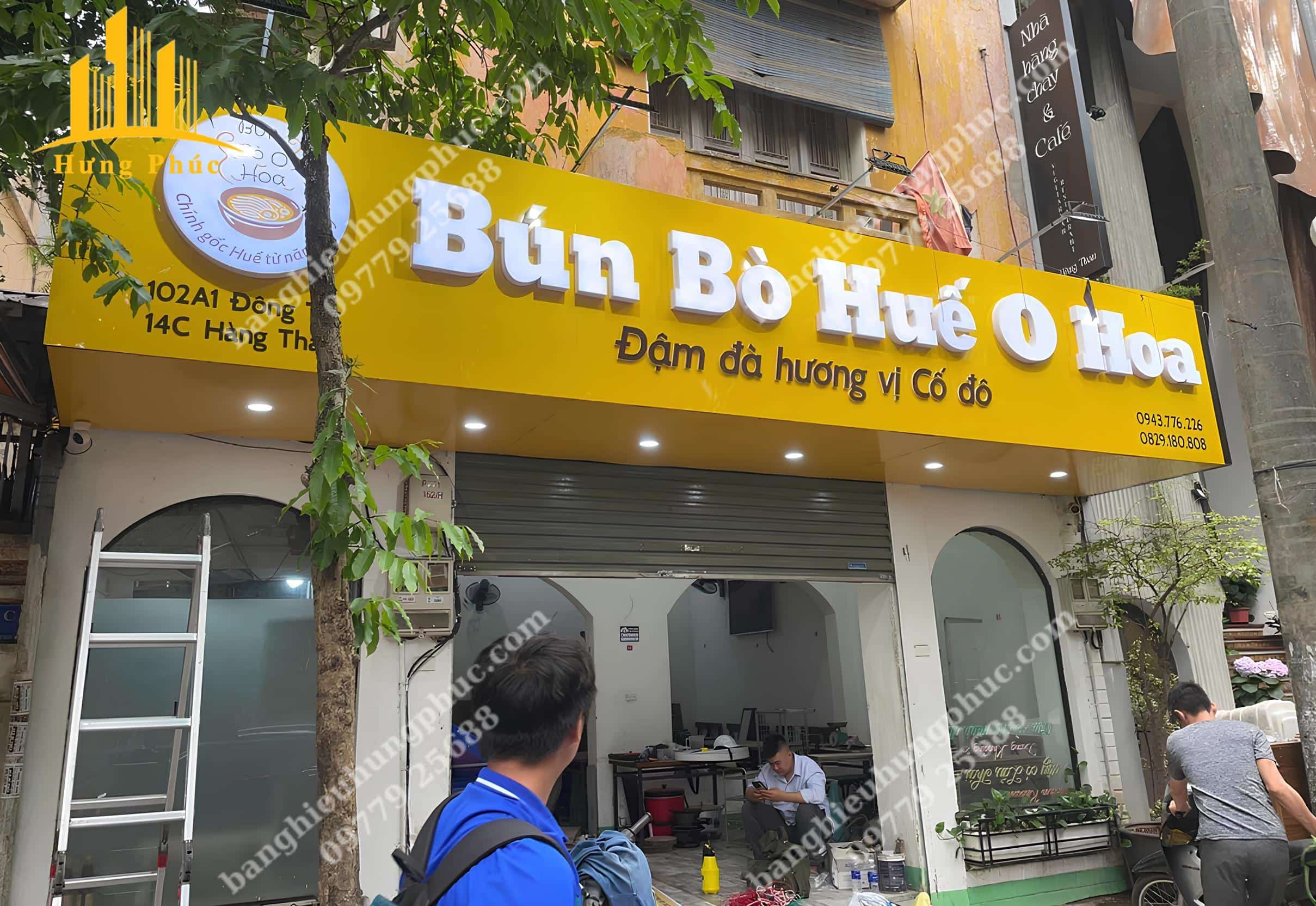 Bảng hiệu chữ nổi mica