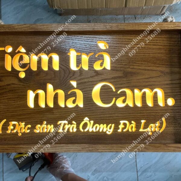 Làm Bảng Hiệu Gỗ