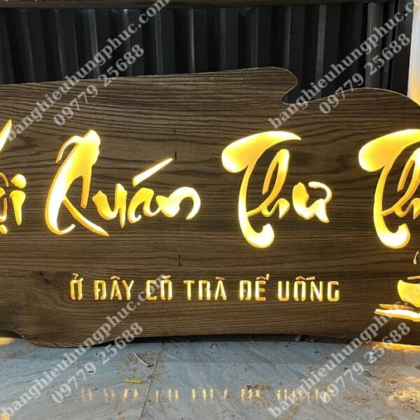 Làm Bảng Hiệu Gỗ