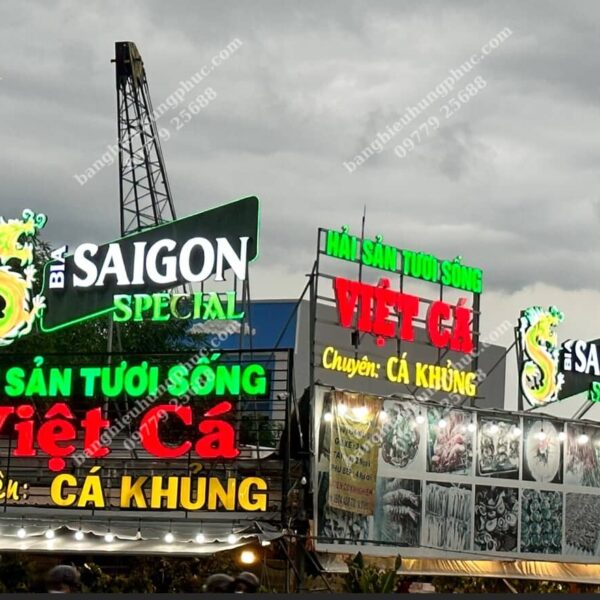 biển quảng cáo quán ăn đẹp