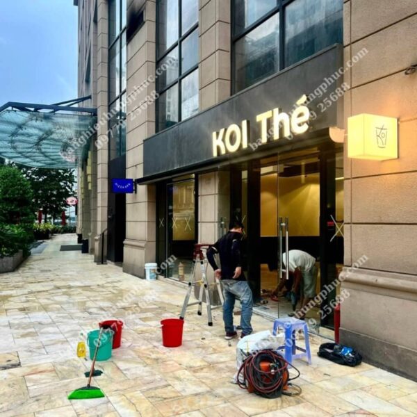 Biển quảng cáo trà sữa