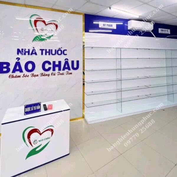 Thi công trọn gói nhà thuốc tây