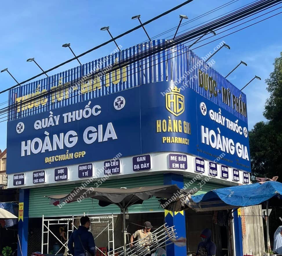 Thi công cho quầy thuốc tại Bà Rịa Vũng Tàu giá rẻ