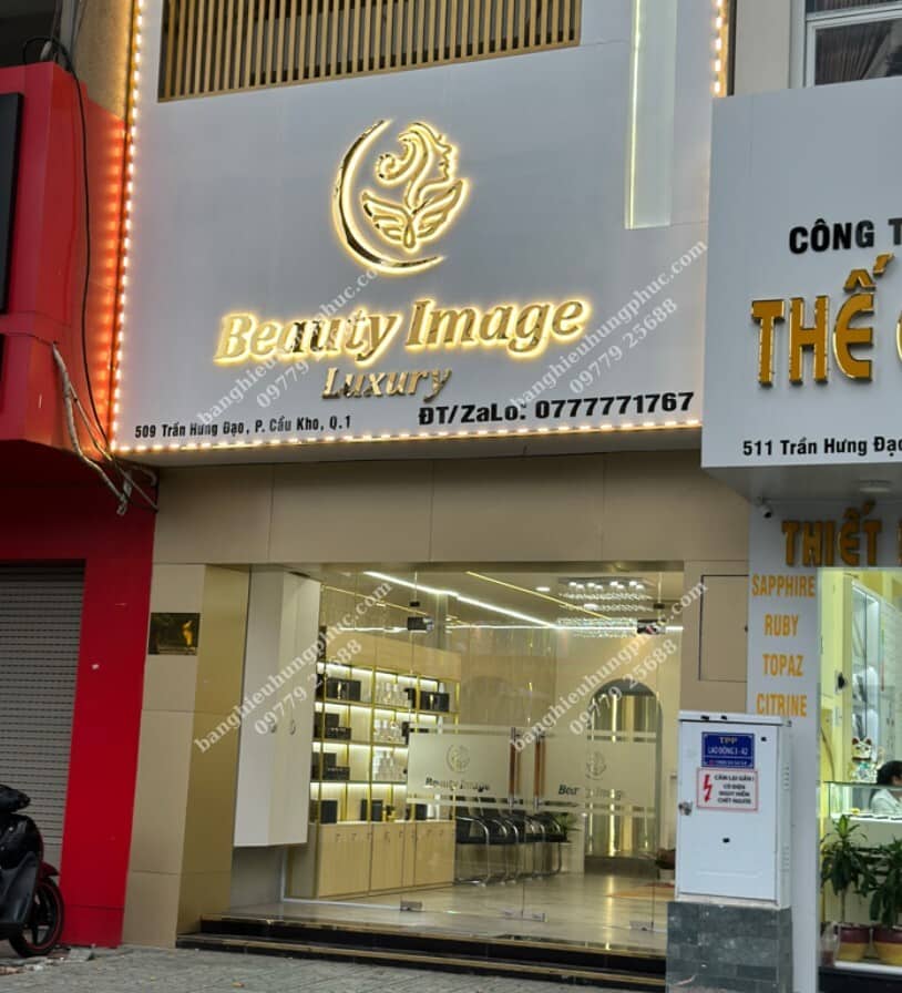 Bảng hiệu spa đẹp với chi phí giá rẻ