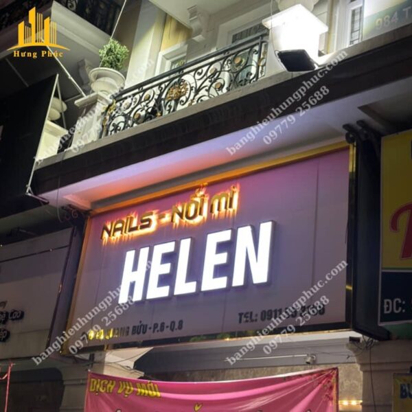 bảng hiệu nail đẹp