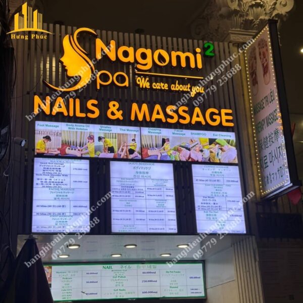 bảng hiệu nail đẹp