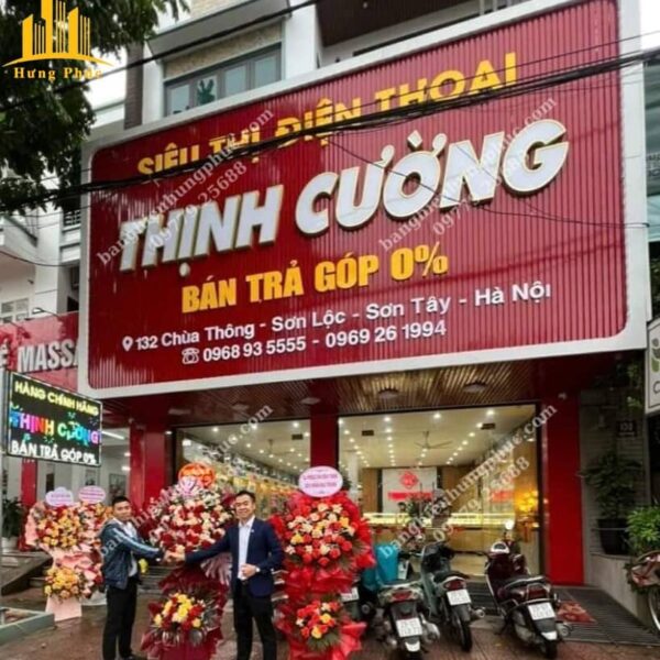 Biển quảng cáo cửa hàng điện thoại