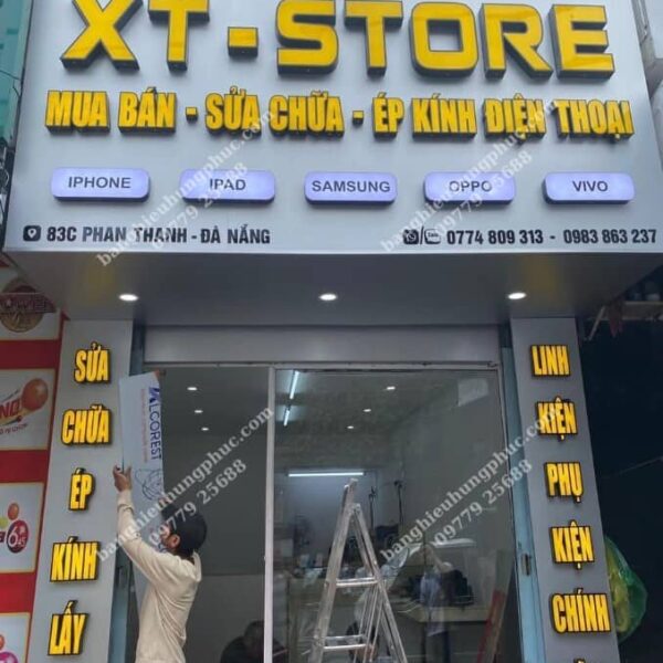 Biển quảng cáo cửa hàng điện thoại