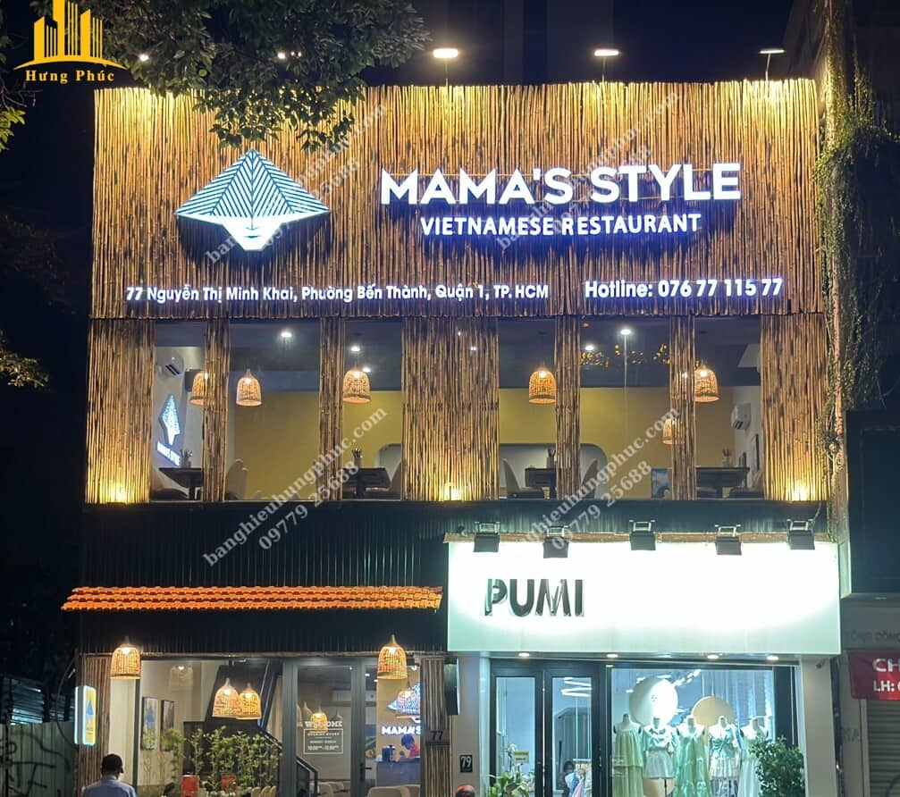 Biển quảng cáo nhà hàng