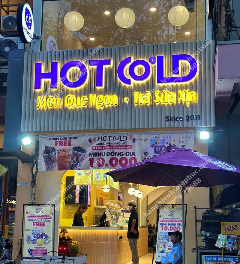 Bảng hiệu quảng cáo trà sữa