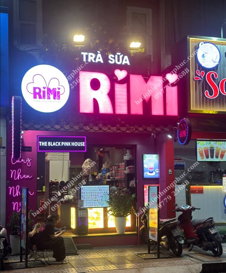 Bảng hiệu quảng cáo trà sữa