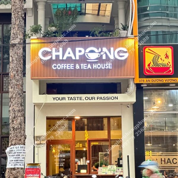 biển hiệu trà sữa