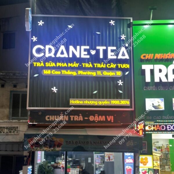 bảng hiệu trà sữa nhà làm