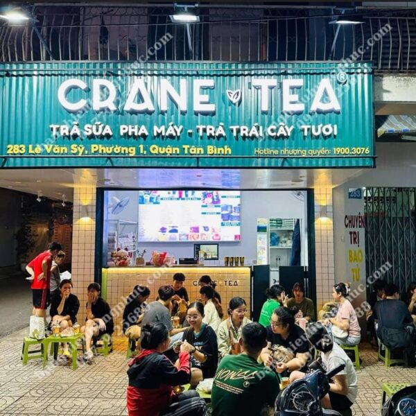 bảng hiệu trà sữa nhà làm