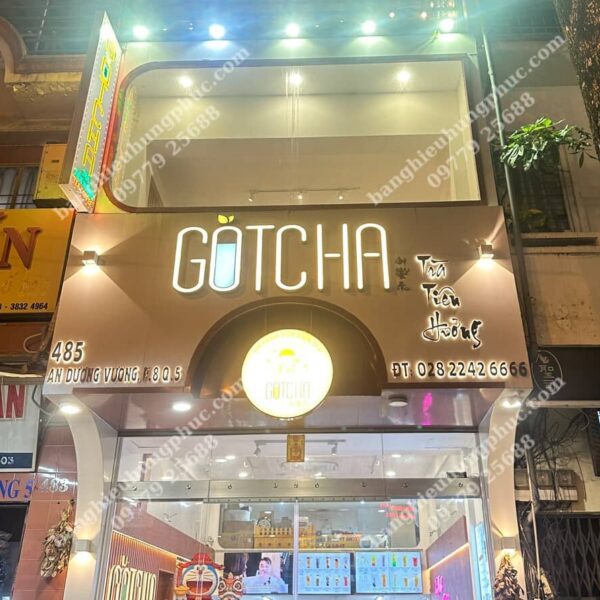 bảng hiệu trà sữa nhà làm