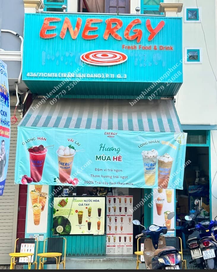 Hộp đèn trà sữa in bạt 3M siêu sáng