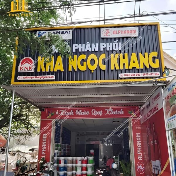 Làm bảng hiệu alu