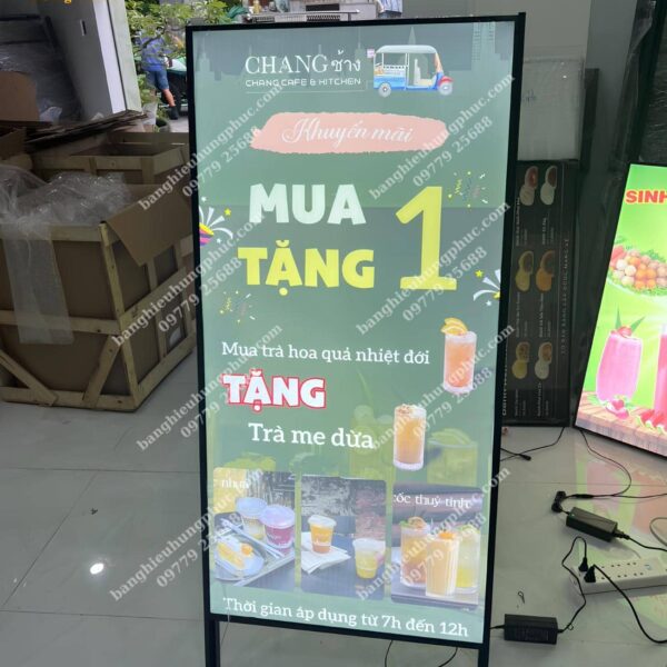 mẫu biển quảng cáo đứng đẹp