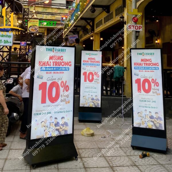 mẫu biển quảng cáo đứng đẹp