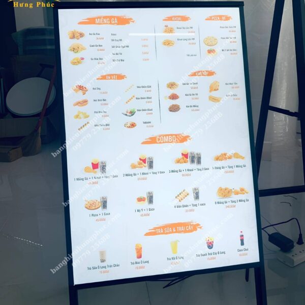 biển quảng cáo đứng đẹp