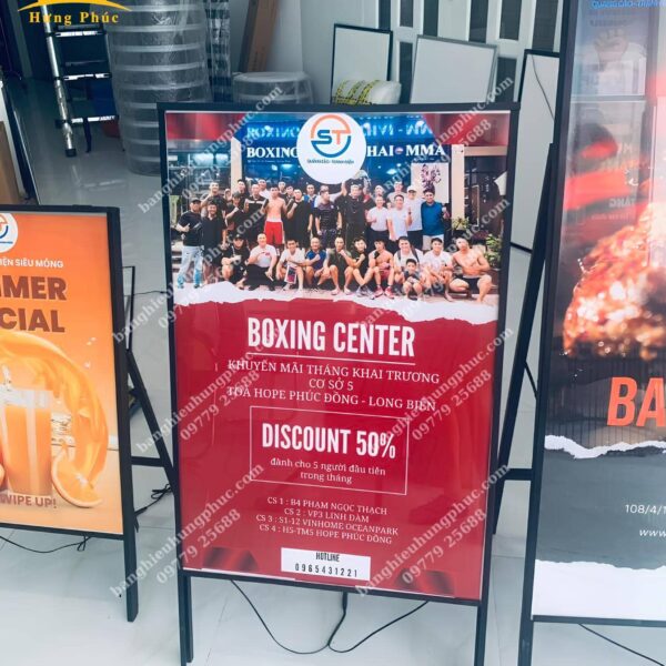 biển quảng cáo đứng đẹp