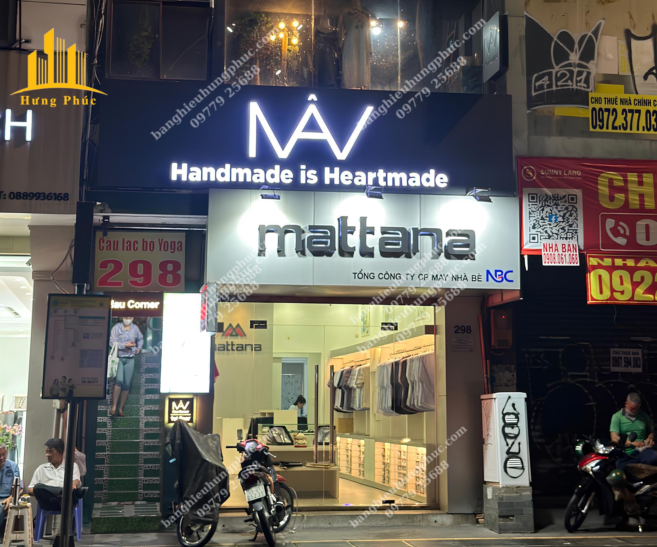 Bảng hiệu shop quần áo nam