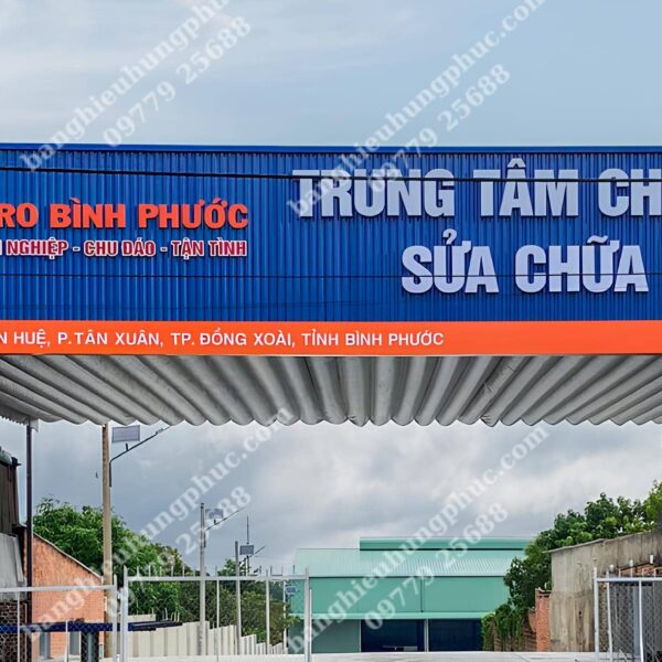 Làm bảng hiệu tôn