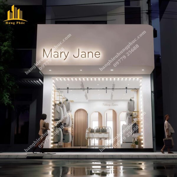 Biển bạt shop quần áo