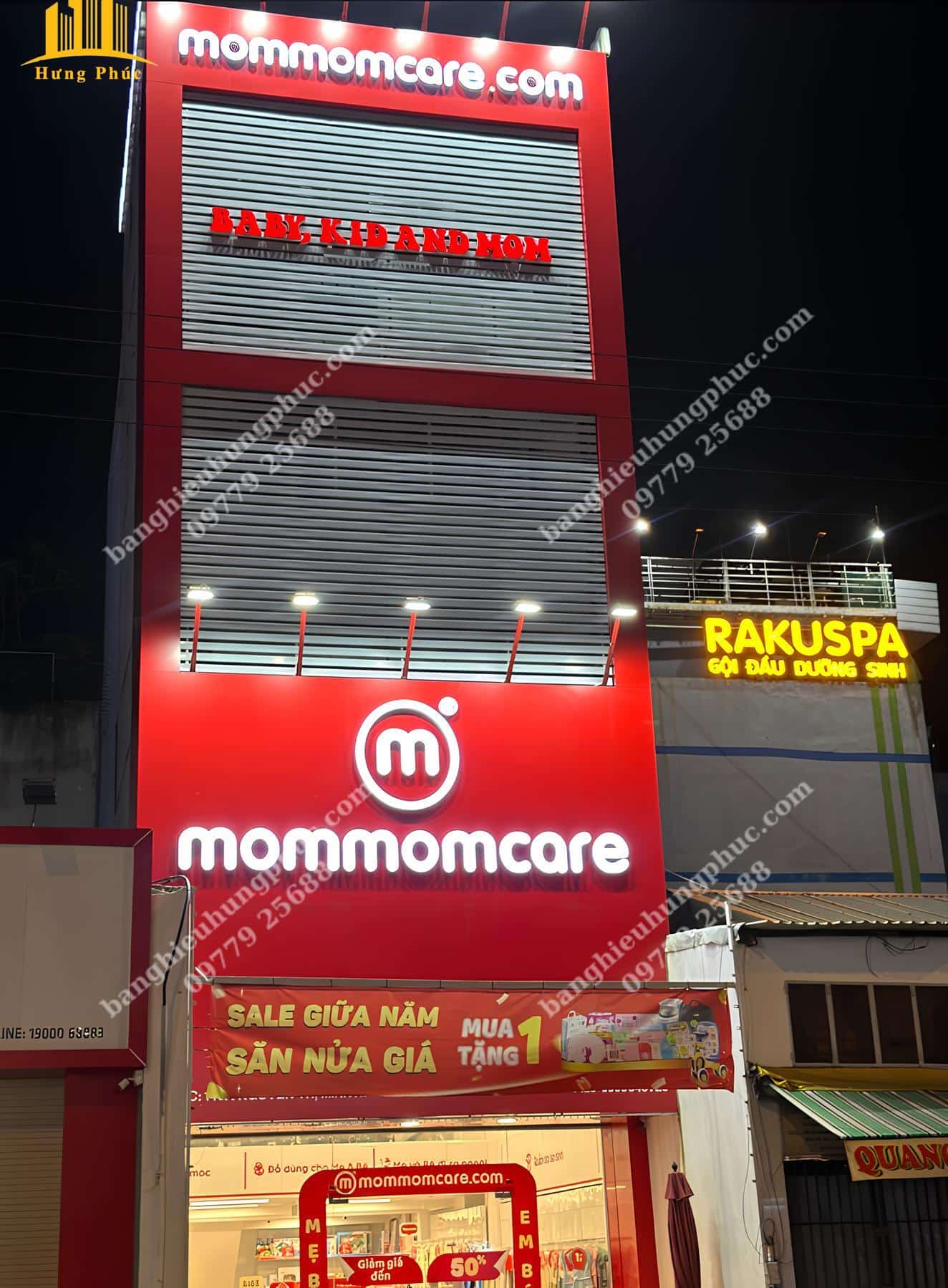 biển quảng cáo bỉm sữa đẹp