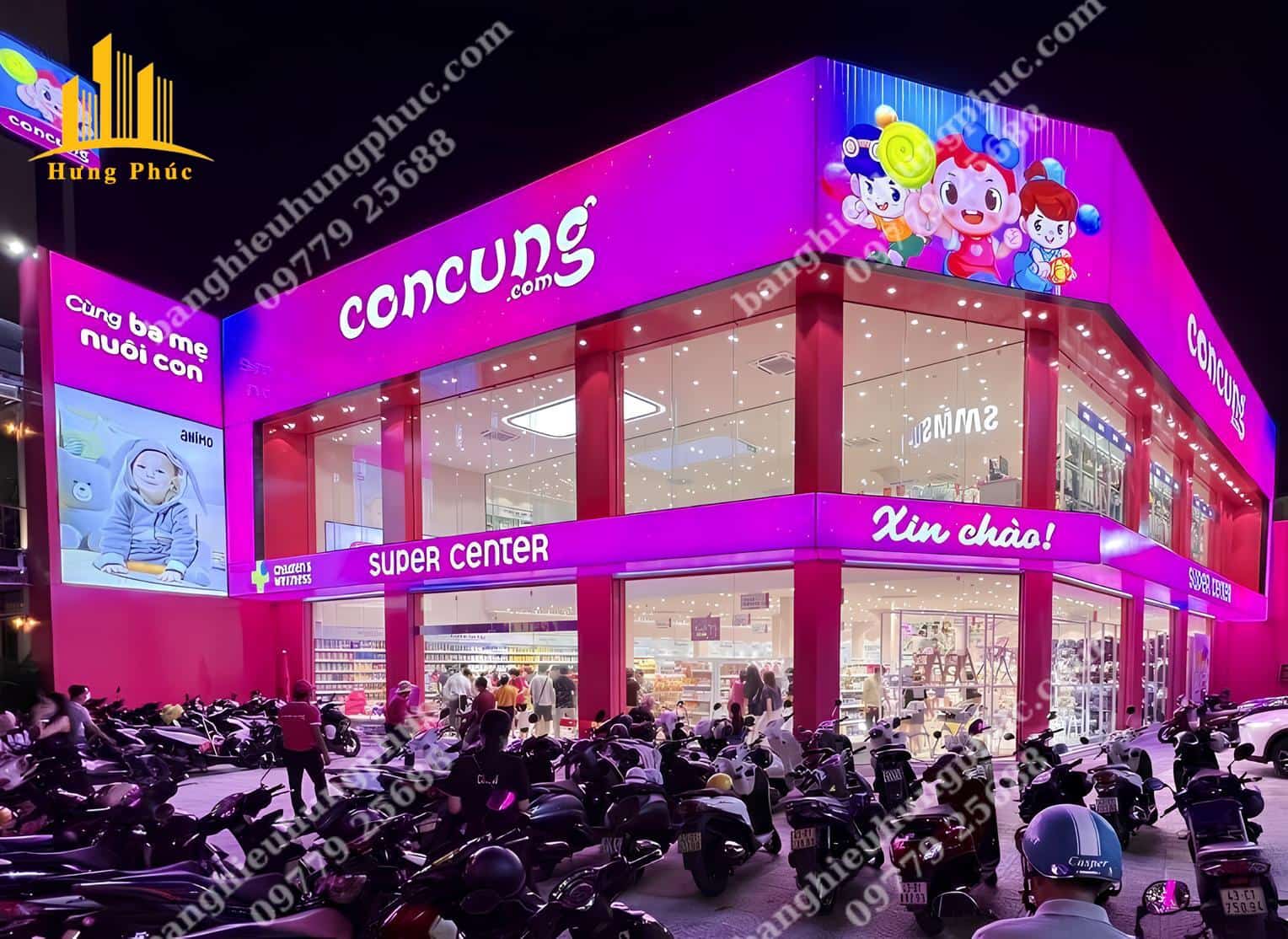 biển quảng cáo sữa bỉm