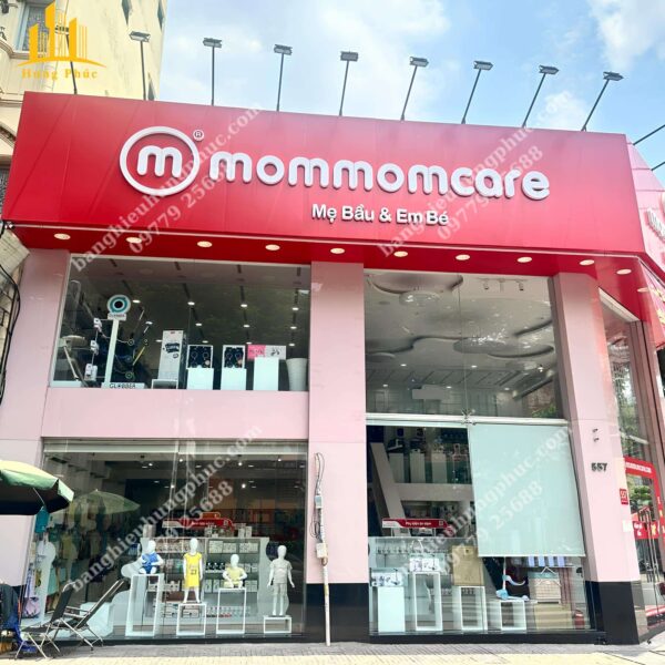 mẫu biển quảng cáo shop mẹ và bé