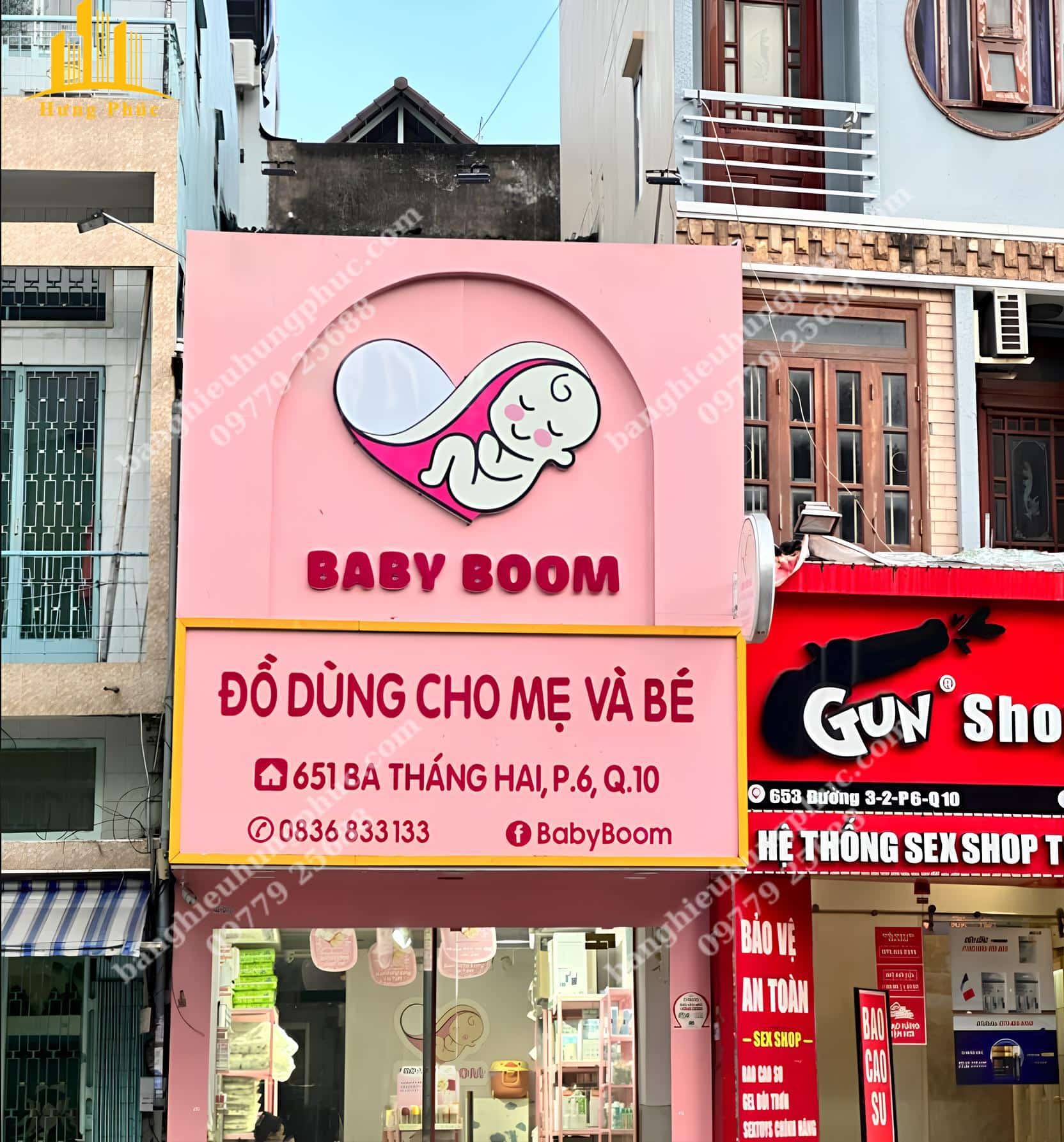 biển quảng cáo sữa bỉm