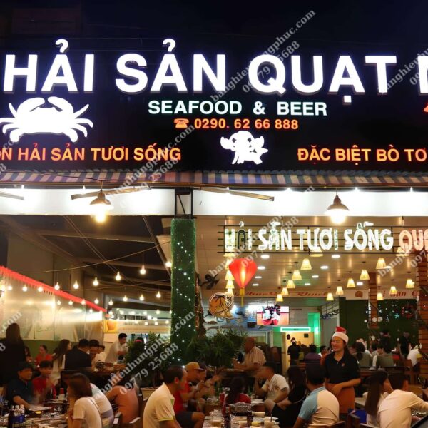 bảng hiệu hải sản