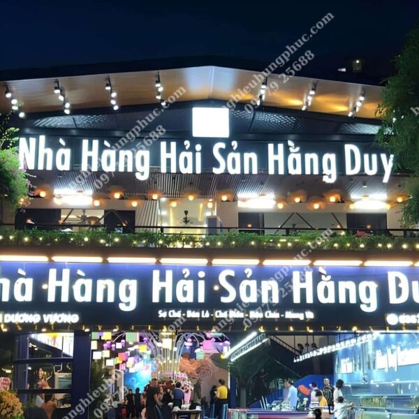 bảng hiệu hải sản