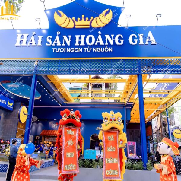 biển quảng cáo hải sản khô