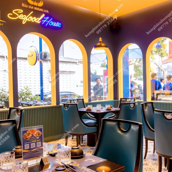 biển quảng cáo hải sản khô