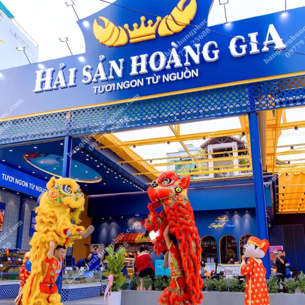 biển quảng cáo hải sản khô