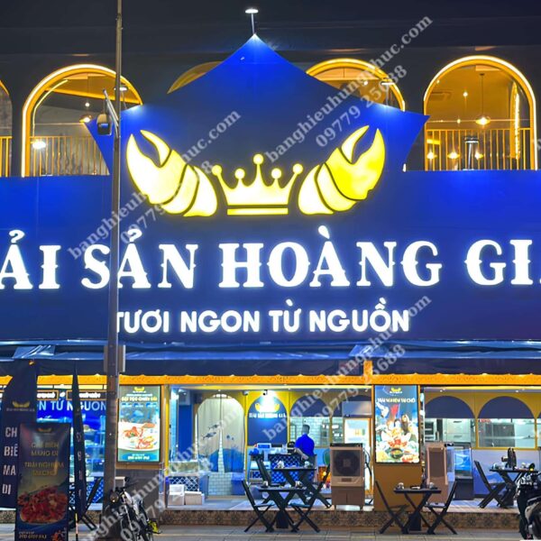 biển quảng cáo hải sản