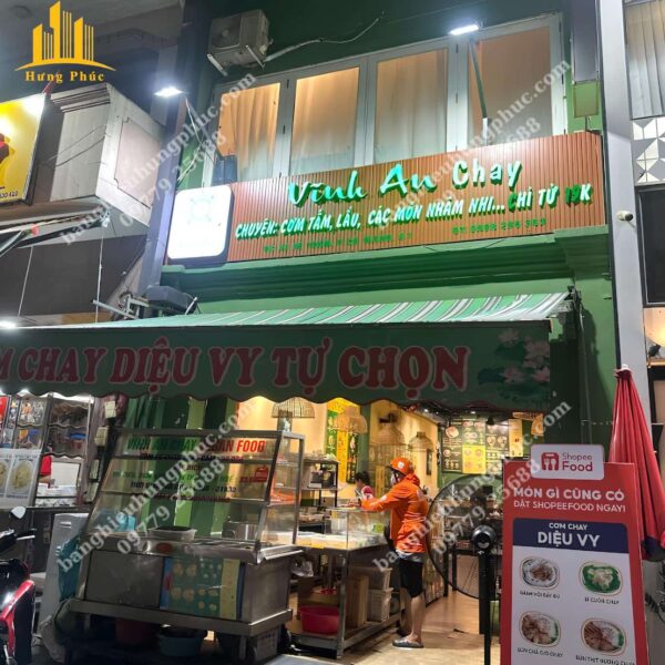 biển quảng cáo hoa quả sạch