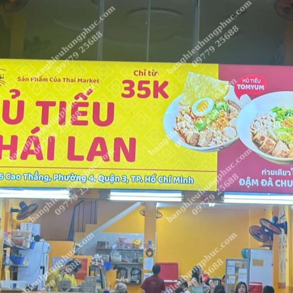 biển quảng cáo in bạt