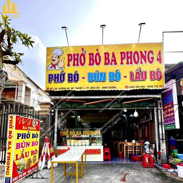 biển quảng cáo in bạt