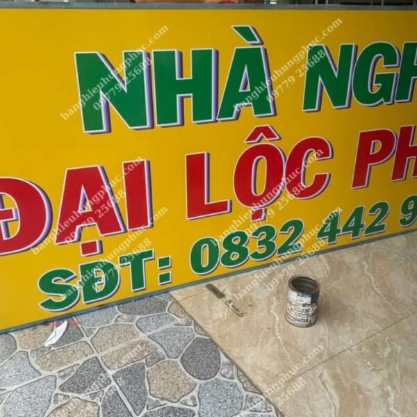 biển quảng cáo in bạt