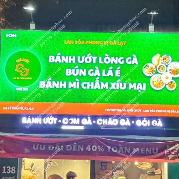 biển quảng cáo in bạt