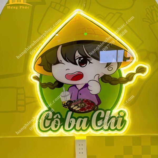 Biển quảng cáo mì cay