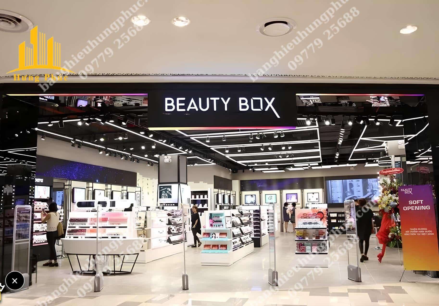 Biển hiệu shop mỹ phẩm Biển hiệu shop mỹ phẩm