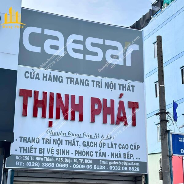 biển hiệu nội thất