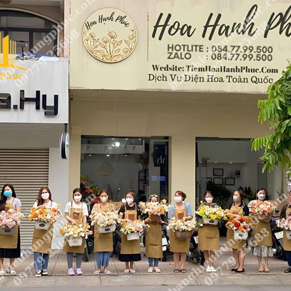 biển quảng cáo hoa tươi