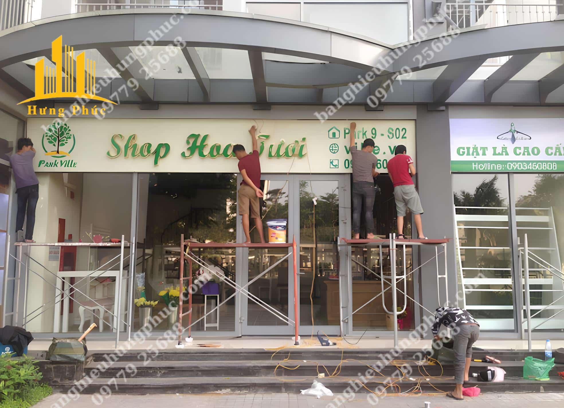 Biển quảng cáo shop hoa Biển quảng cáo shop hoa