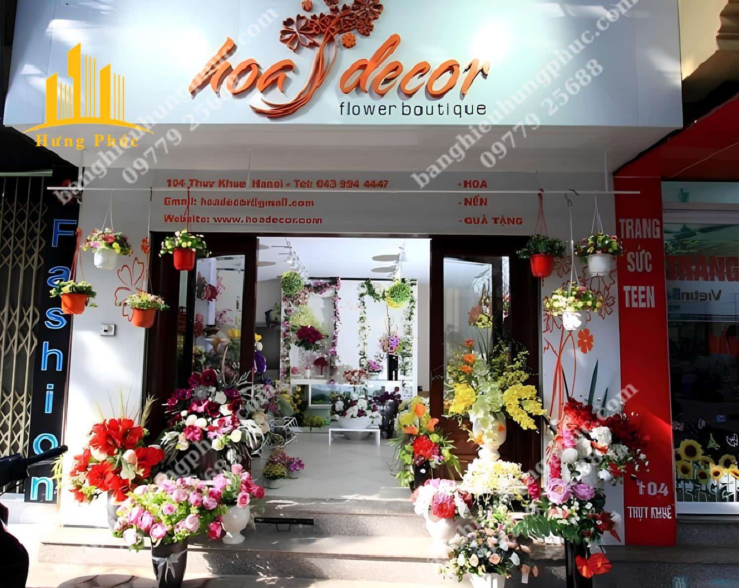 biển hiệu shop hoa biển hiệu shop hoa