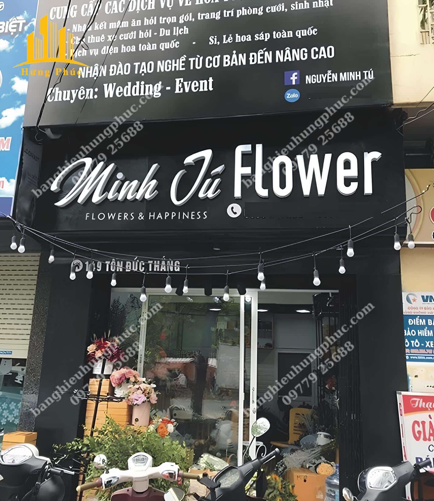 biển hiệu shop hoa biển hiệu shop hoa